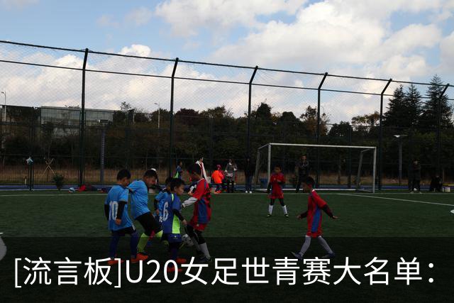 [流言板]U20女足世青赛大名单：卢家玉、欧阳玉环在列，王军率队出征